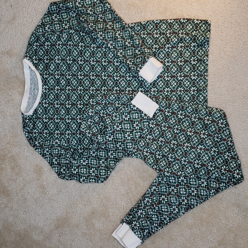 Burt's Bees Organic Cotton Pajama Set Sz S